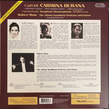 2LP Atlanta Symphony Orchestra: Carmina Burana / Symphonic Metamorphosis 80841