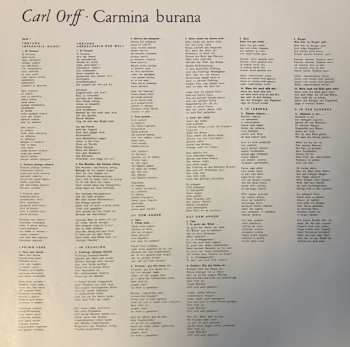 LP Carl Orff: Carmina Burana 565536