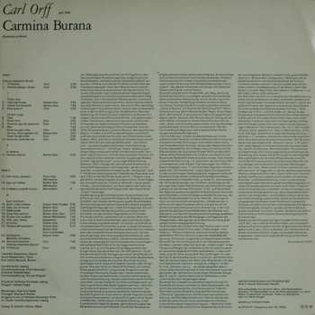 LP Carl Orff: Carmina Burana 565536