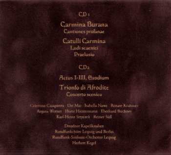 2CD Carl Orff: Carmina Burana / Catulli Carmina / Trionfo Di Afrodite 113581