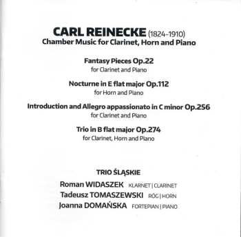 CD Carl Reinecke: Chamber Music For Clarinet, Horn And Piano 601037