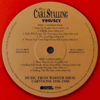 2LP Carl Stalling: The Carl Stalling Project (Music From Warner Bros. Cartoons 1936-1958) CLR 651960