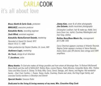 CD Carla Cook: It's All About Love 284987