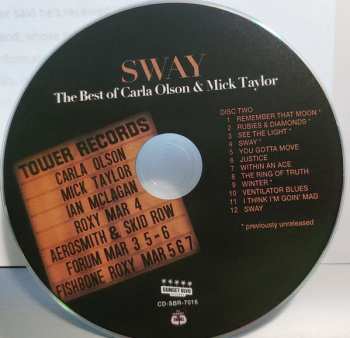 2CD Carla Olson: Sway The Best of Carla Olson & Mick Taylor DIGI 615643