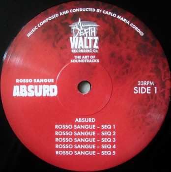 2LP Carlo Maria Cordio: Absurd (Rosso Sangue) LTD 557229