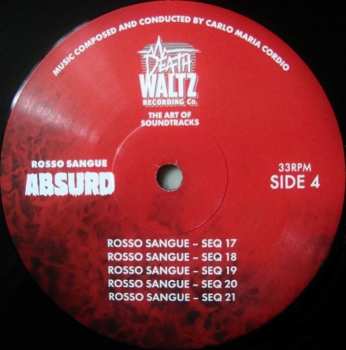 2LP Carlo Maria Cordio: Absurd (Rosso Sangue) LTD 557229