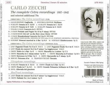 2CD Carlo Zecchi: The Complete Cetra Solo Recordings And Selected Additional 78s 348877