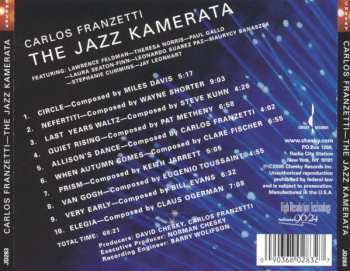 CD Carlos Franzetti: The Jazz Kamerata 607293