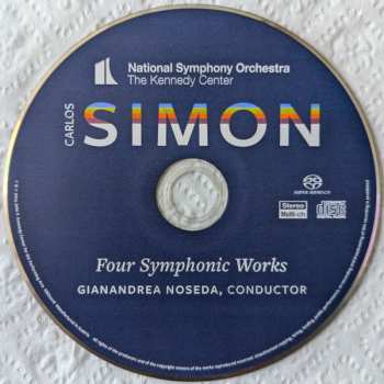 SACD Carlos Simon: Carlos Simon : Four Symphonic Works 630351