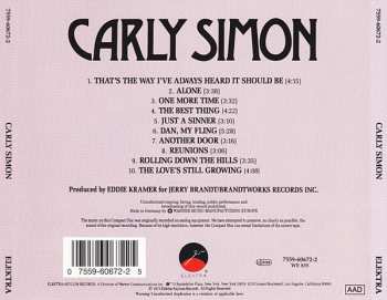 CD Carly Simon: Carly Simon 632227