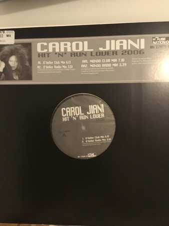 Album Carol Jiani: Hit ˋnˋ run lover 2006