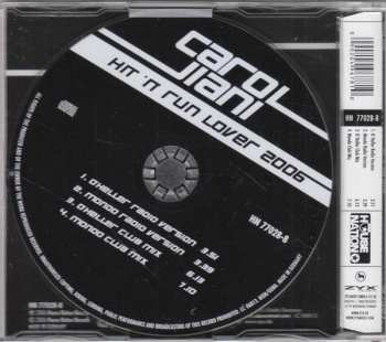 CD Carol Jiani: Hit 'N' Run Lover 2006 652002