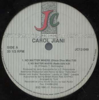 Album Carol Jiani: No Matter Where