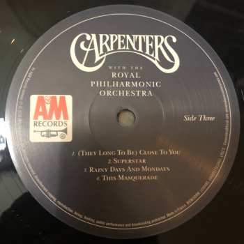 2LP The Royal Philharmonic Orchestra: Carpenters With The Royal Philharmonic Orchestra 492972