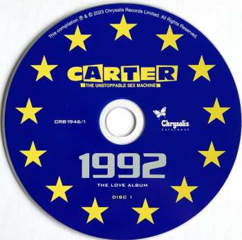 3CD/DVD Carter The Unstoppable Sex Machine: 1992 The Love Album 600872