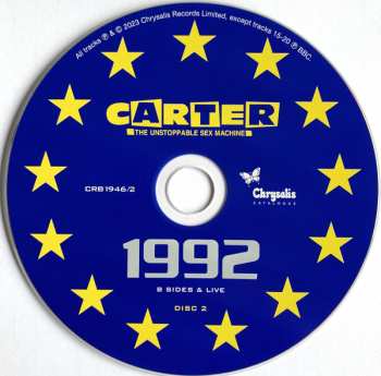 3CD/DVD Carter The Unstoppable Sex Machine: 1992 The Love Album 600872