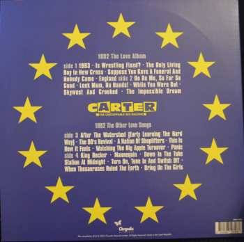 2LP Carter The Unstoppable Sex Machine: 1992 The Love Album CLR 562744