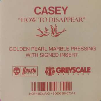 LP Casey: How To Disappear CLR | LTD 608409