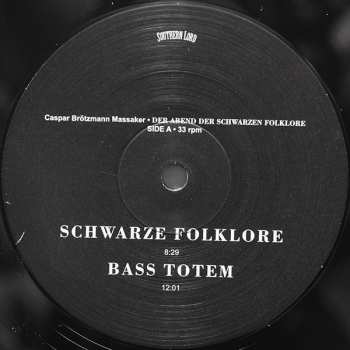 LP Caspar Brötzmann Massaker: Der Abend Der Schwarzen Folklore 90602