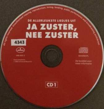 2CD Cast Of "Ja Zuster, Nee Zuster": De Allerleukste Liedjes Uit Ja Zuster, Nee Zuster - Originele Versies Uit De VARA televisie Serie 614039