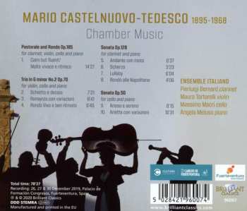 CD Mario Castelnuovo Tedesco: Chamber Music 559506