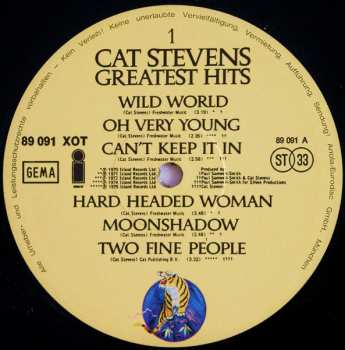 LP Cat Stevens: Greatest Hits 638375