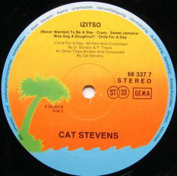 LP Cat Stevens: Izitso 649815