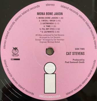 LP Cat Stevens: Mona Bone Jakon 71350