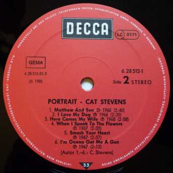 2LP Cat Stevens: Portrait 654058