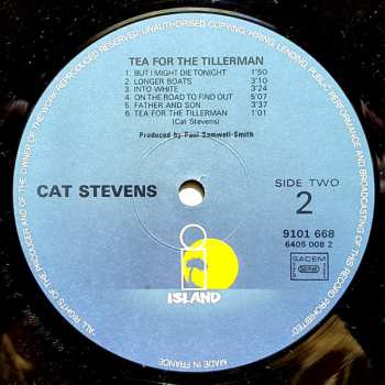 LP Cat Stevens: Tea For The Tillerman 641630