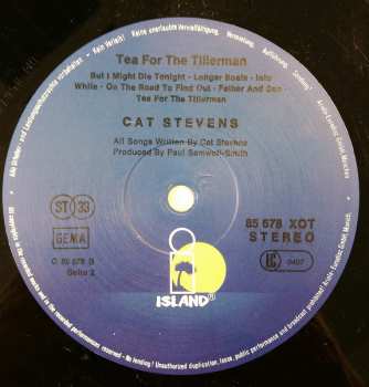 LP Cat Stevens: Tea For The Tillerman 655675