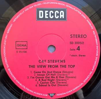 2LP Cat Stevens: The View From The Top 653826