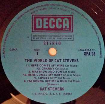 LP Cat Stevens: The World Of Cat Stevens 655635