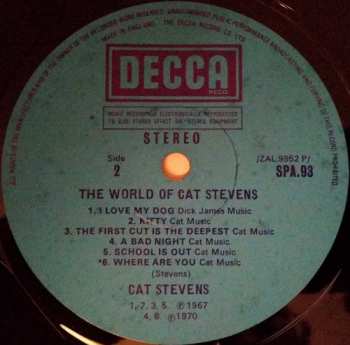 LP Cat Stevens: The World Of Cat Stevens 655635