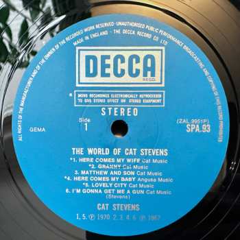 LP Cat Stevens: The World Of Cat Stevens 649816