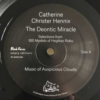 2LP Catherine Christer Hennix: The Deontic Miracle: Selections From 100 Models Of Hegikan Roku 57979