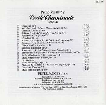 CD Cecile Chaminade: Piano Music Of Cécile Chaminade 654987