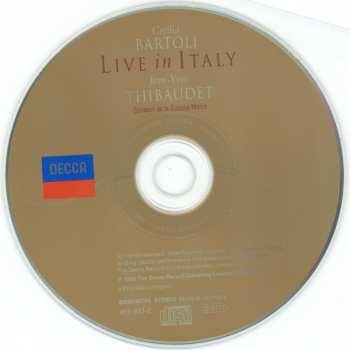 CD Cecilia Bartoli: Live In Italy 287143