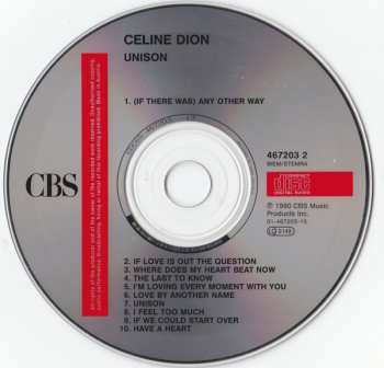 CD Céline Dion: Unison 628168