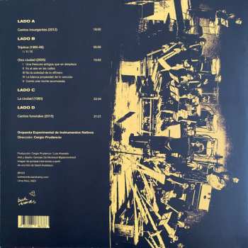 2LP Cergio Prudencio: Antología 1: Obras Para La Orquesta Experimental De Instrumentos Nativos LTD 579198