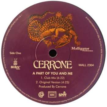 LP Cerrone: A Part Of You LTD 638406