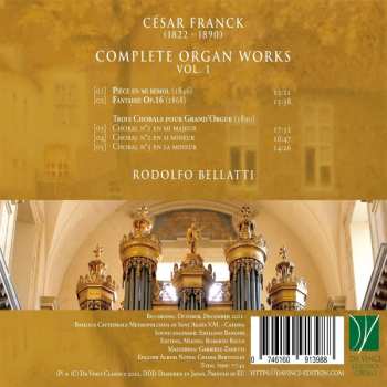 CD César Franck: Complete Organ Works Vol. 1 555596