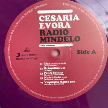 2LP Cesaria Evora: Radio Mindelo (Early Recordings) CLR | LTD | NUM 566386