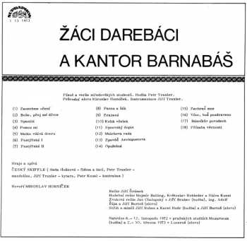 LP Český Skiffle: Žáci Darebáci A Kantor Barnabáš, "Písně Žáků Darekáků" 358000