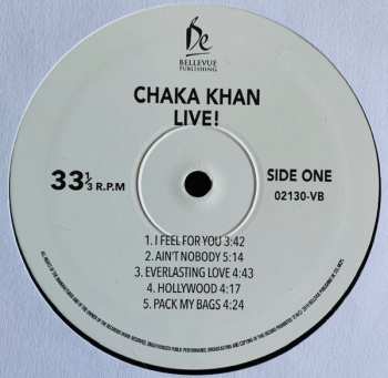 LP Chaka Khan: Live! 78431