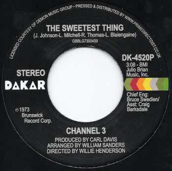 SP Channel 3: The Sweetest Thing / Someone Else's Arms 609324