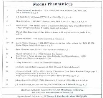 CD Charivari Agréable: Modus Phantasticus 305167