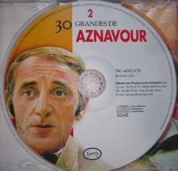 CD Charles Aznavour: 30 Grandes De Aznavour Sur Ma Vie 447013