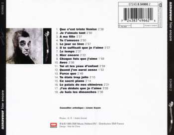 CD Charles Aznavour: Hier Encore 278856