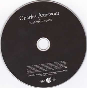 CD Charles Aznavour: Insolitement Vôtre 520008